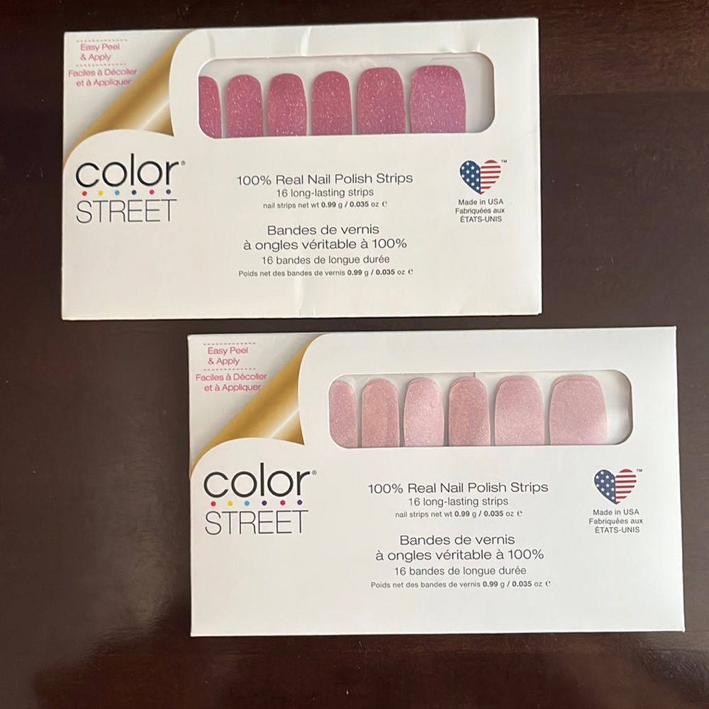 Color Street bundle Czech Me Out/Blushing in Flushing NEW